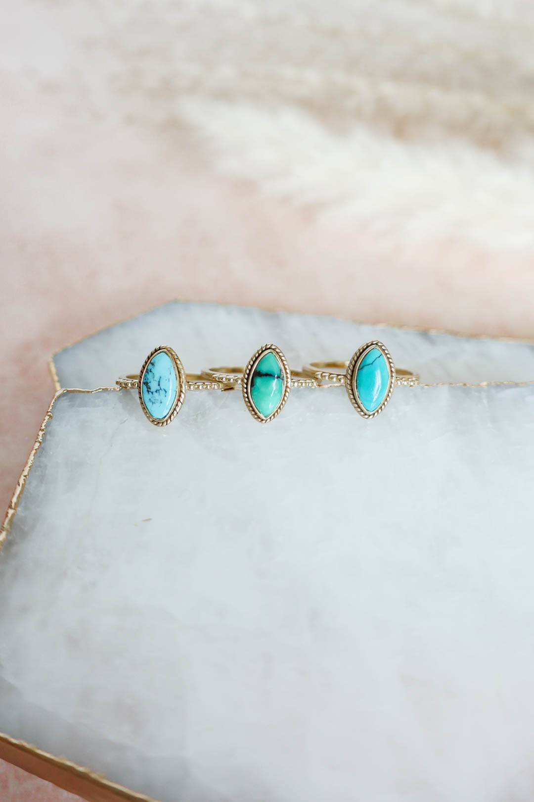 Sanora Ring Turquoise - Gold
