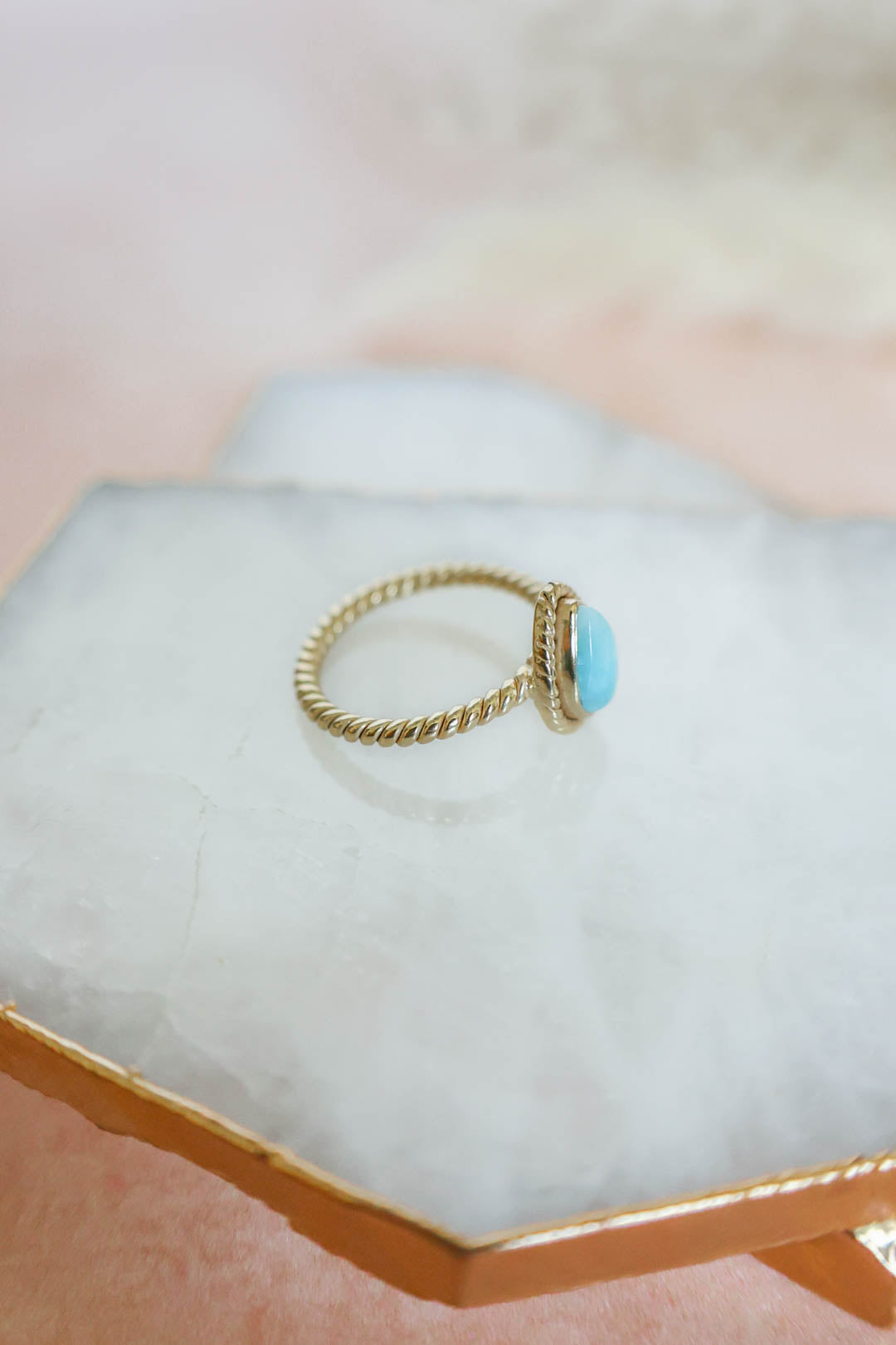 Sedona Ring Larimar - Gold