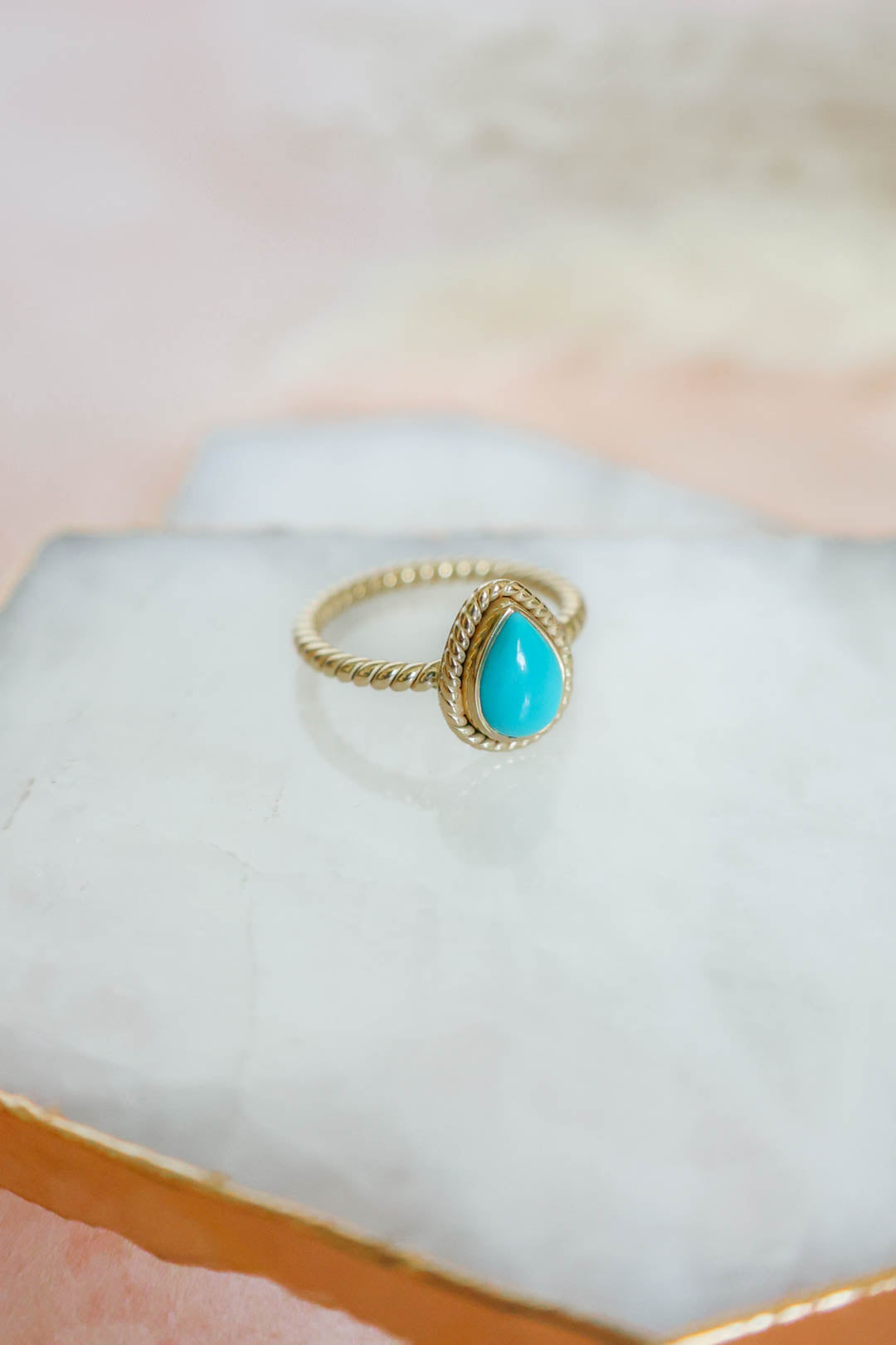 Sedona Ring Turquoise - Gold