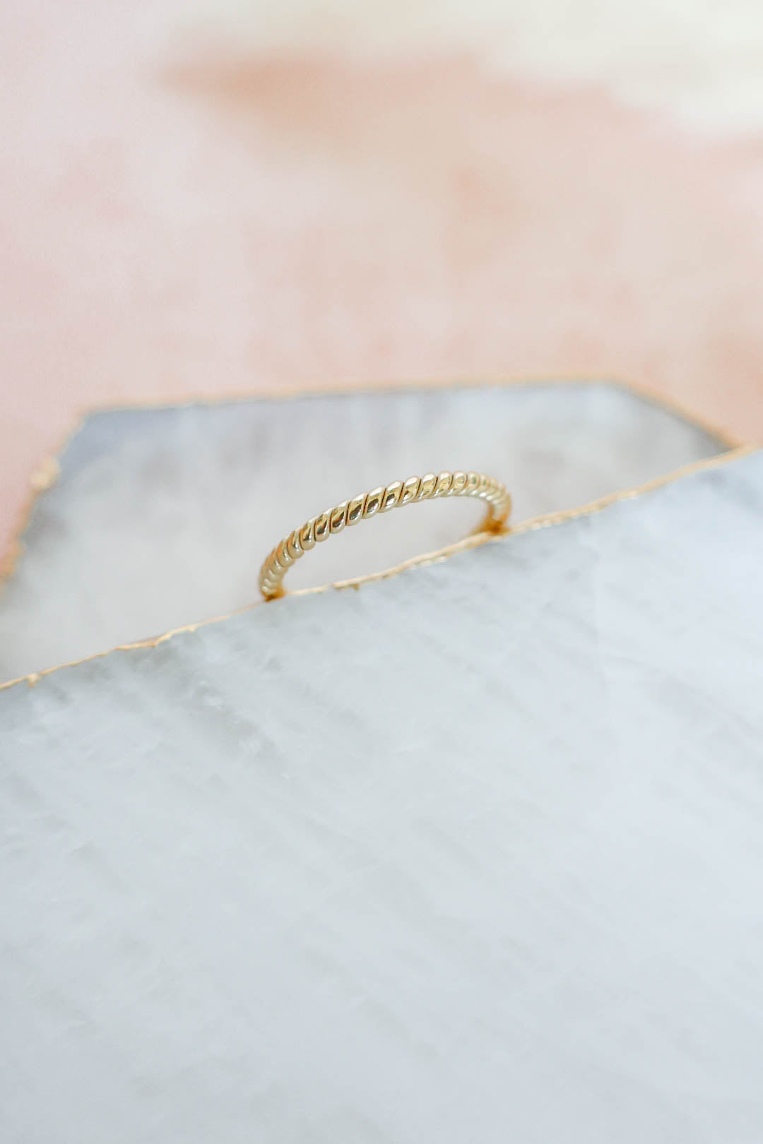 Sorento Stacking Ring - Gold