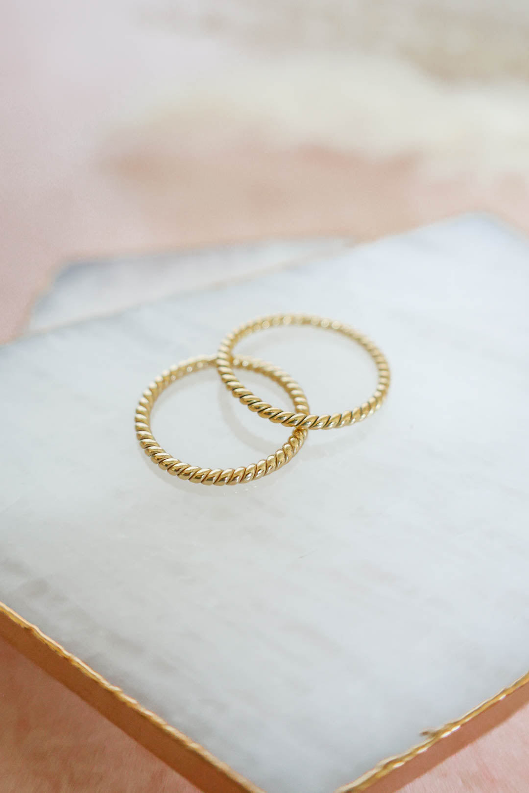Sorento Stacking Ring - Gold