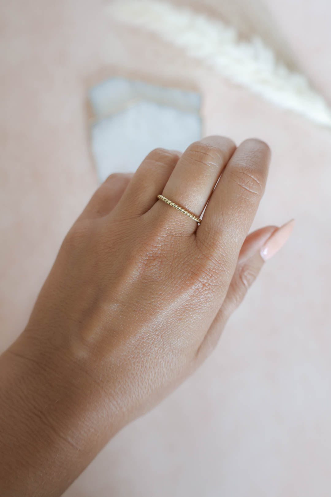 Sorento Stacking Ring - Gold