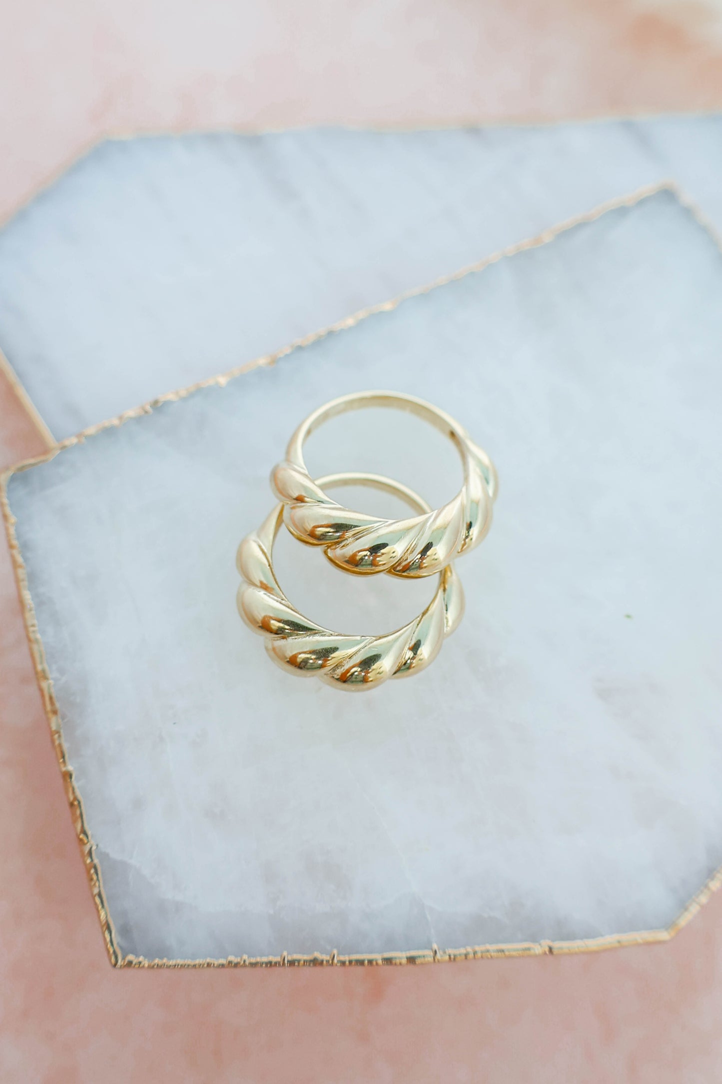 Cairo Croissant Ring - Gold