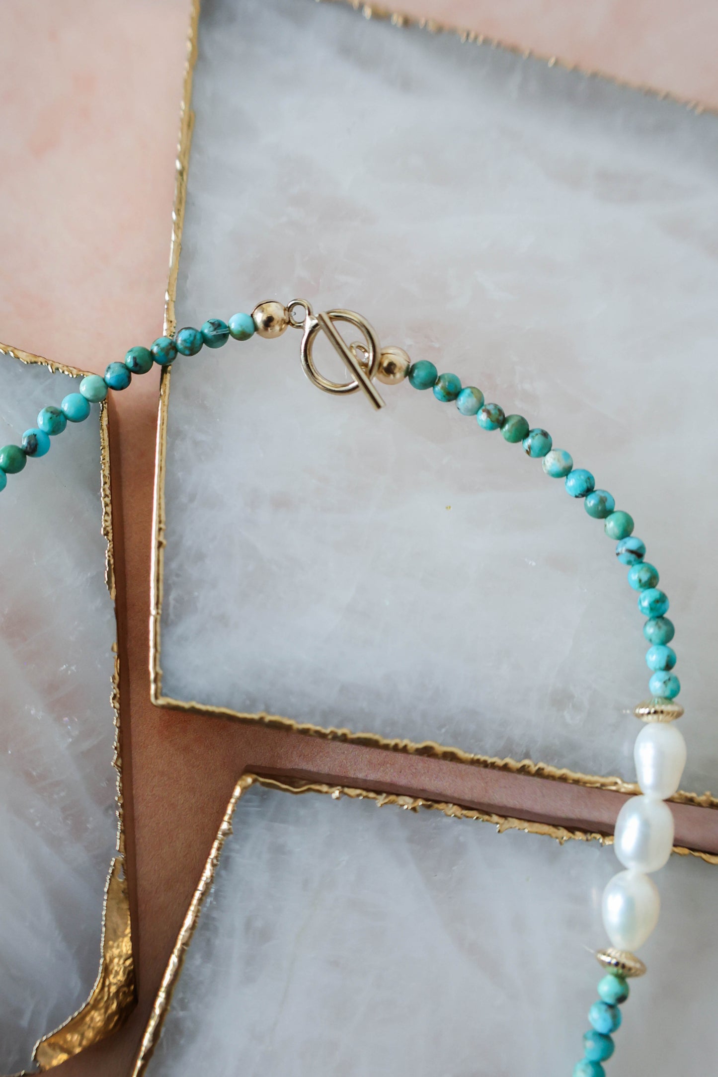Elliot Turquoise & Pearl Necklace