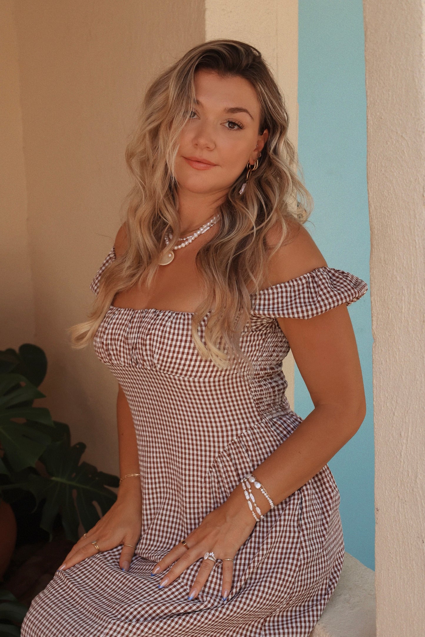 Birdie Necklace - Pearl
