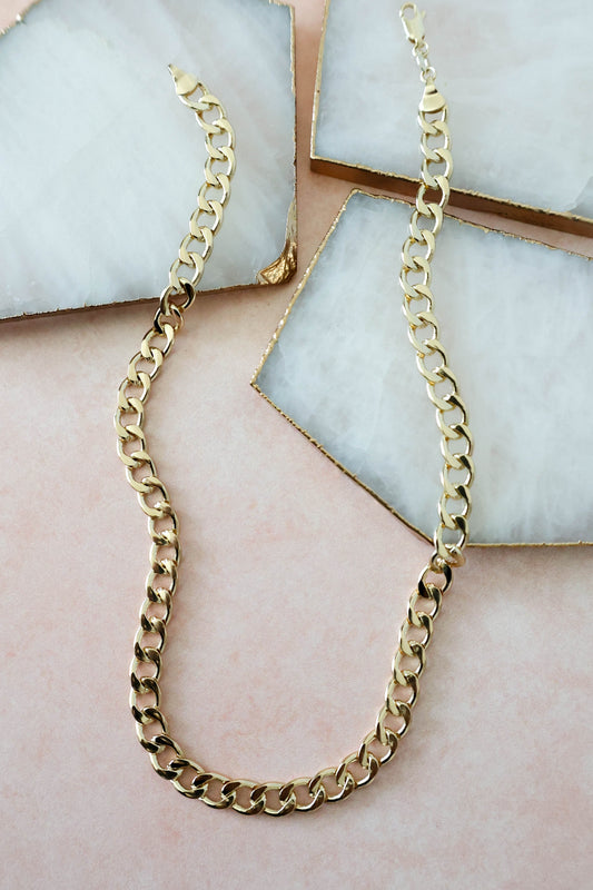 Remi Chunky Cuban Chain Necklace