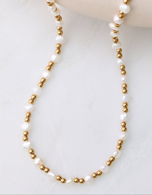 The Capri Necklace - Pearl