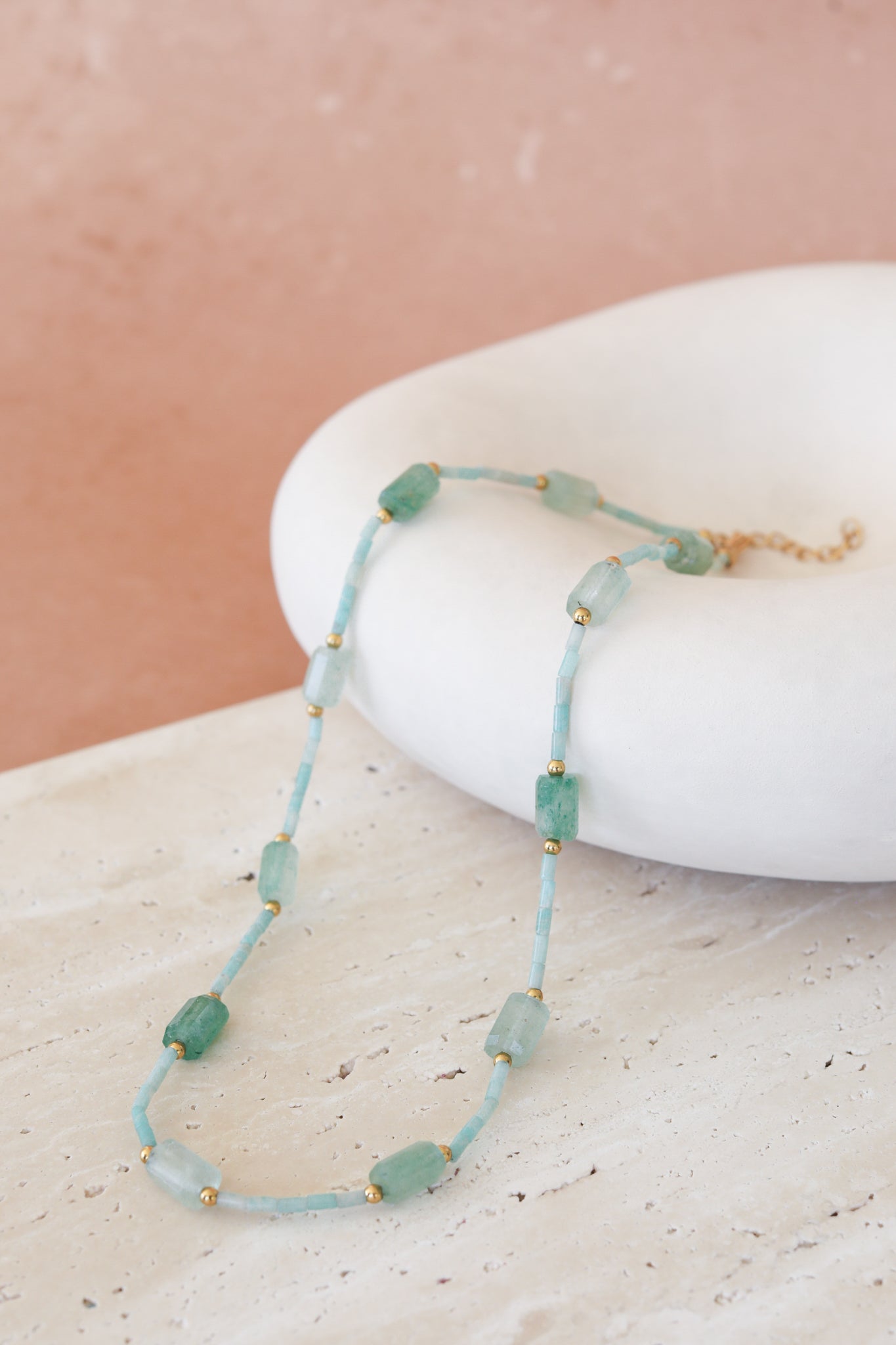 Lina Necklace - Amazonite