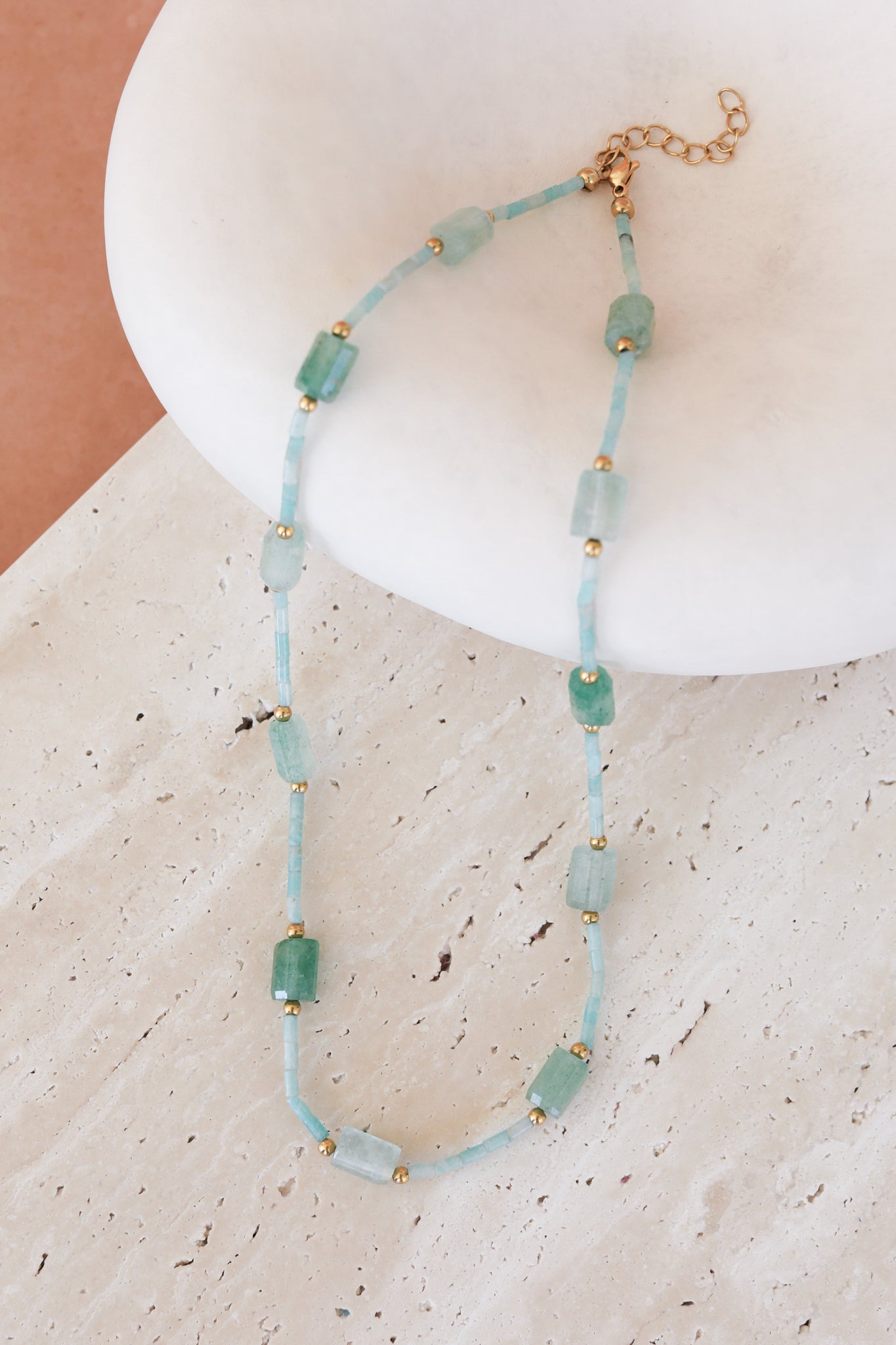 Lina Necklace - Amazonite