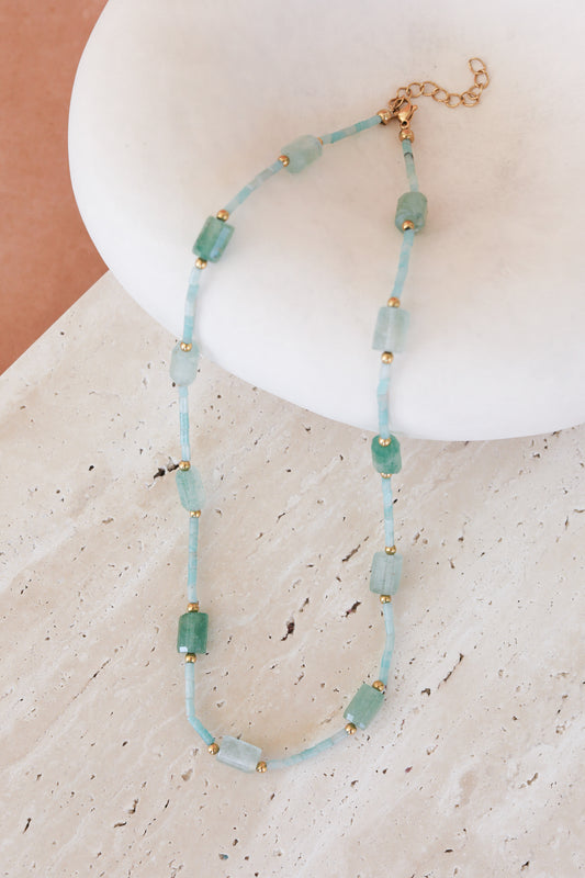 Lina Necklace - Amazonite