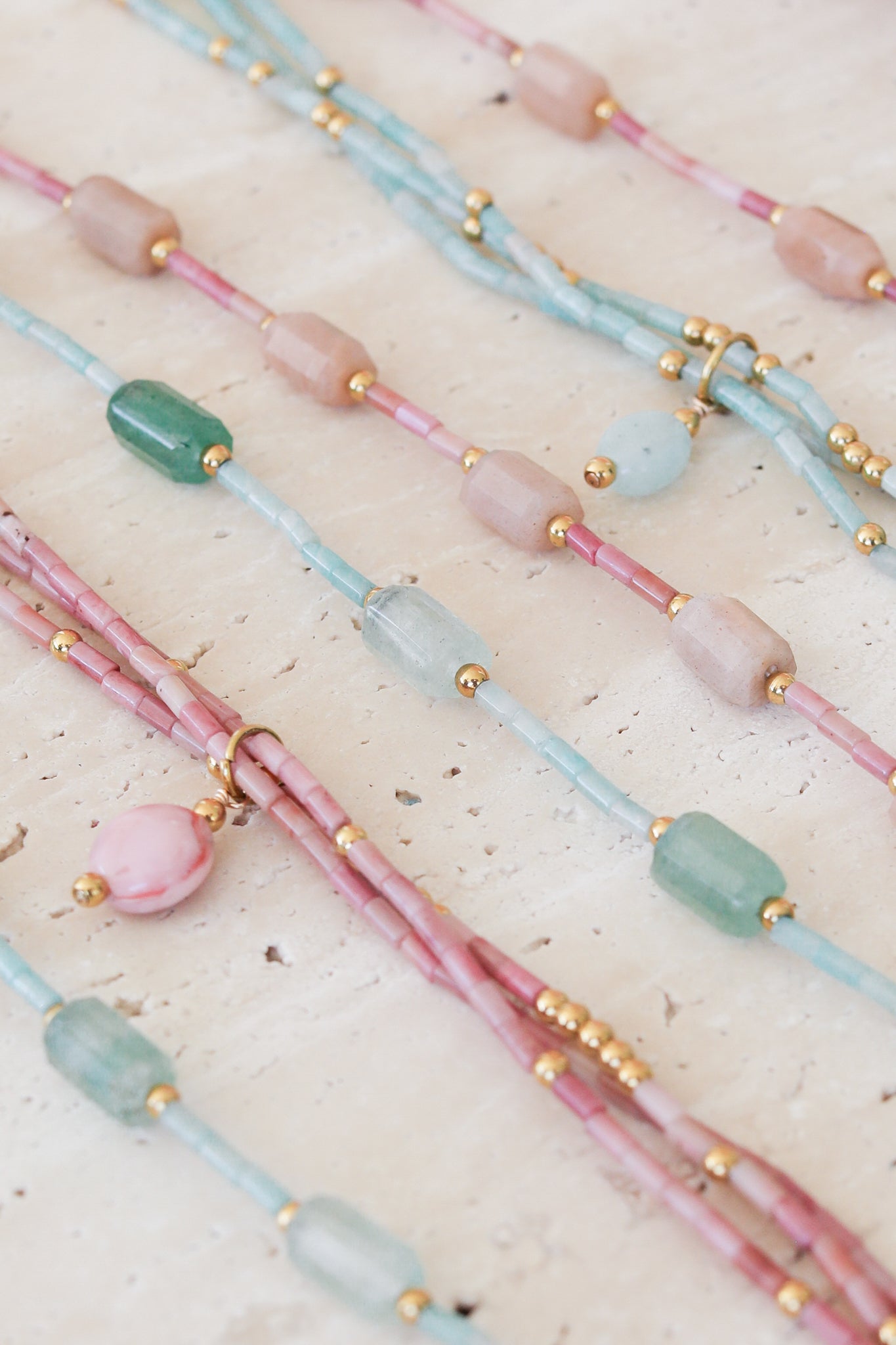 Lina Necklace - Amazonite
