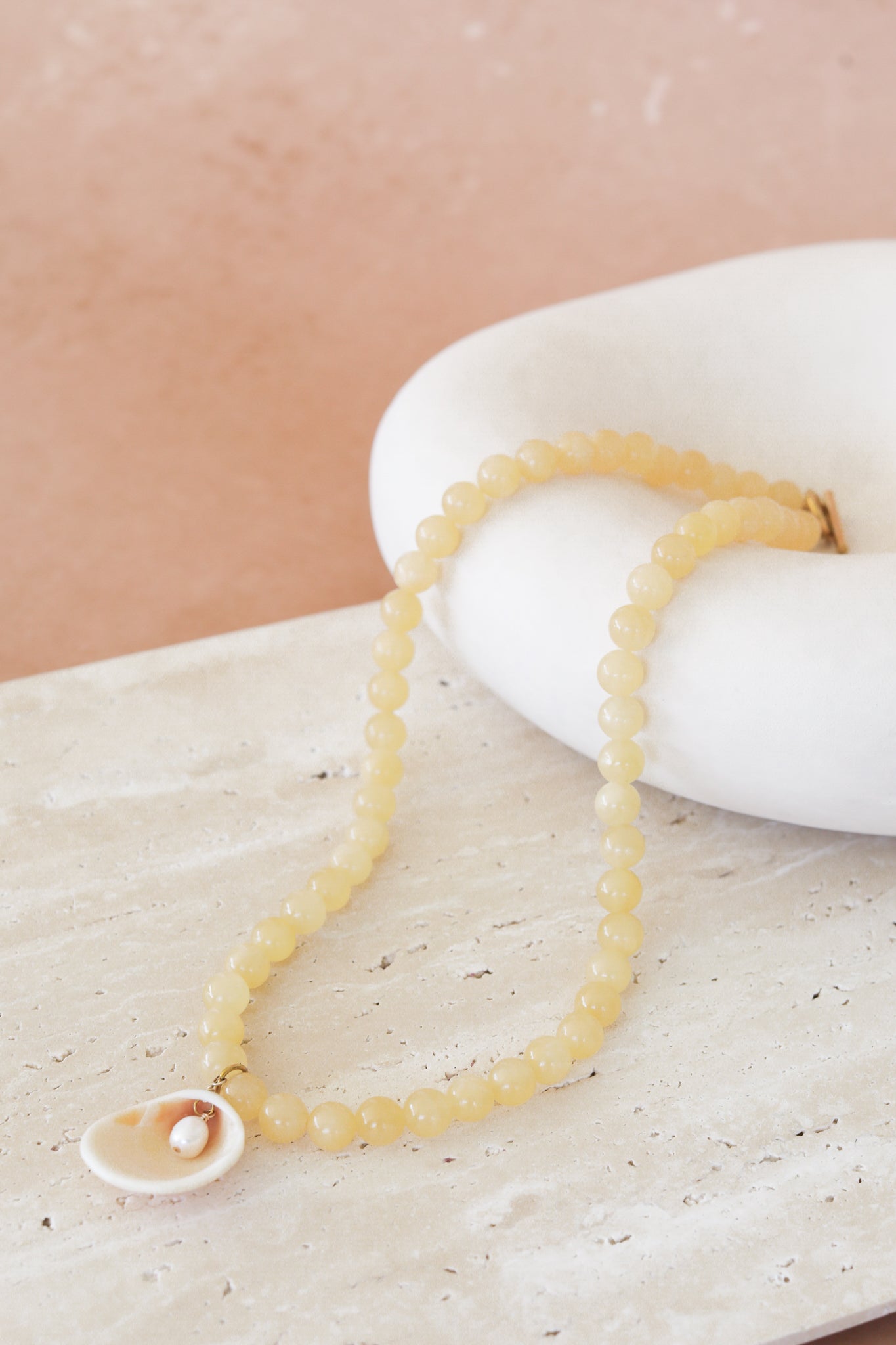 Birdie Necklace - Honey