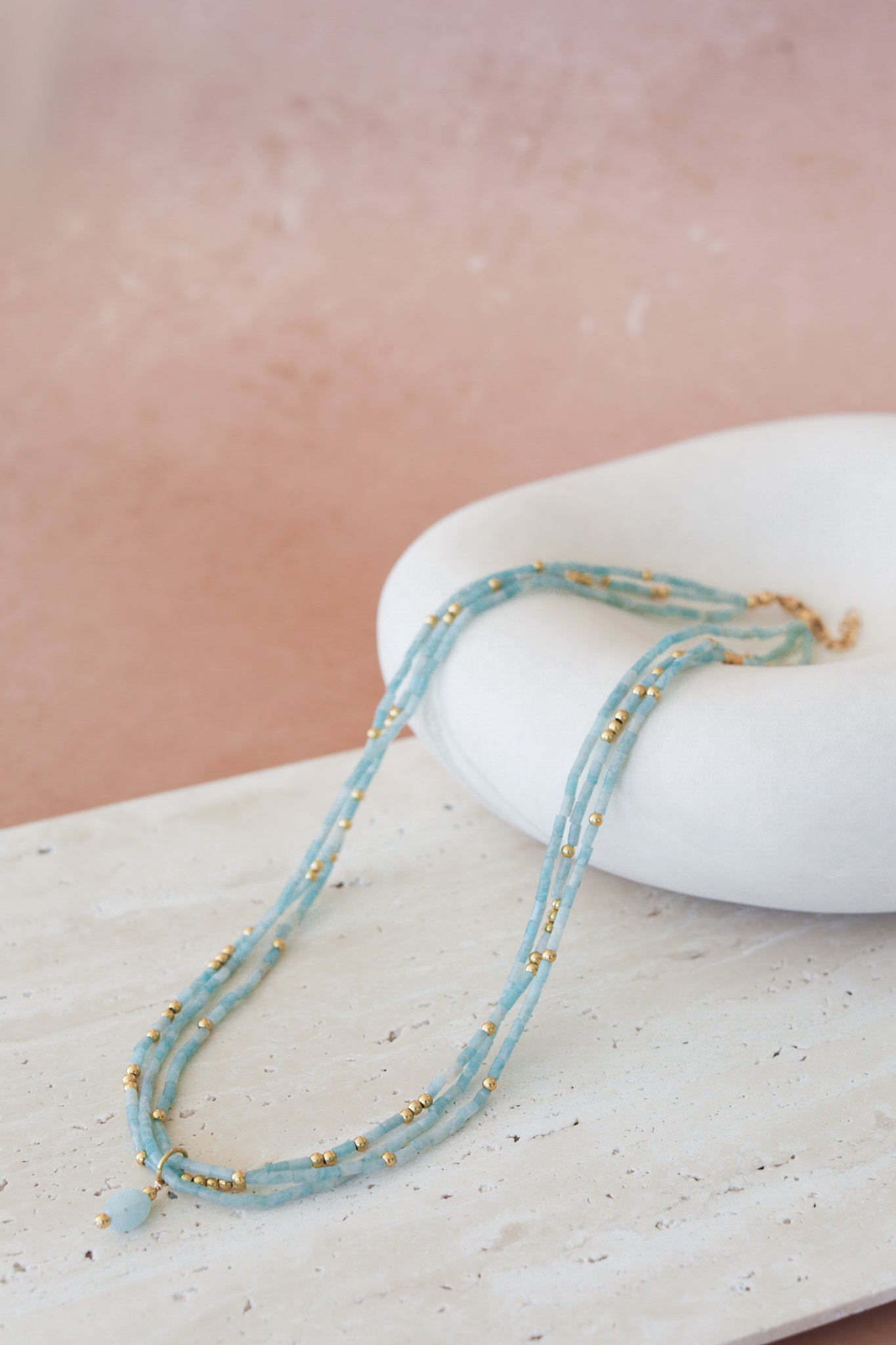 Penny Necklace - Amazonite
