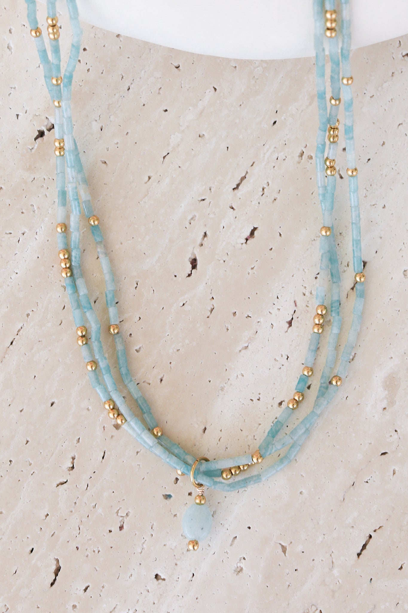 Penny Necklace - Amazonite