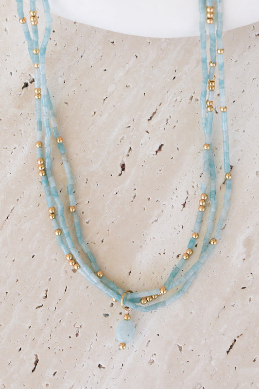 Penny Necklace - Amazonite
