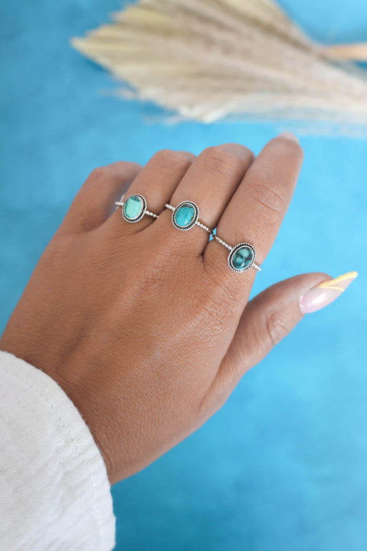 Julianna Ring Turquoise - Silver