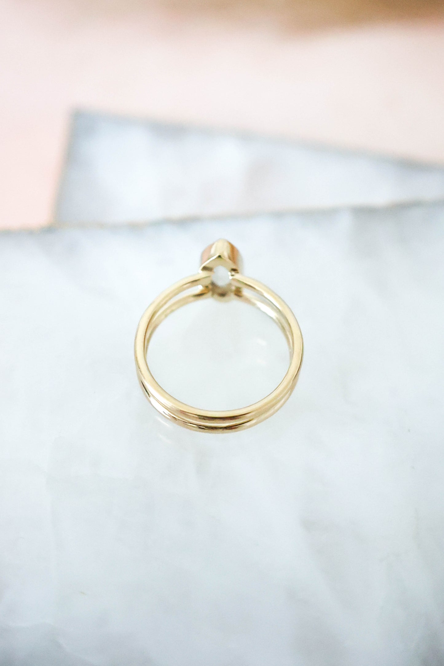 Lucy Ring Moonstone - Gold
