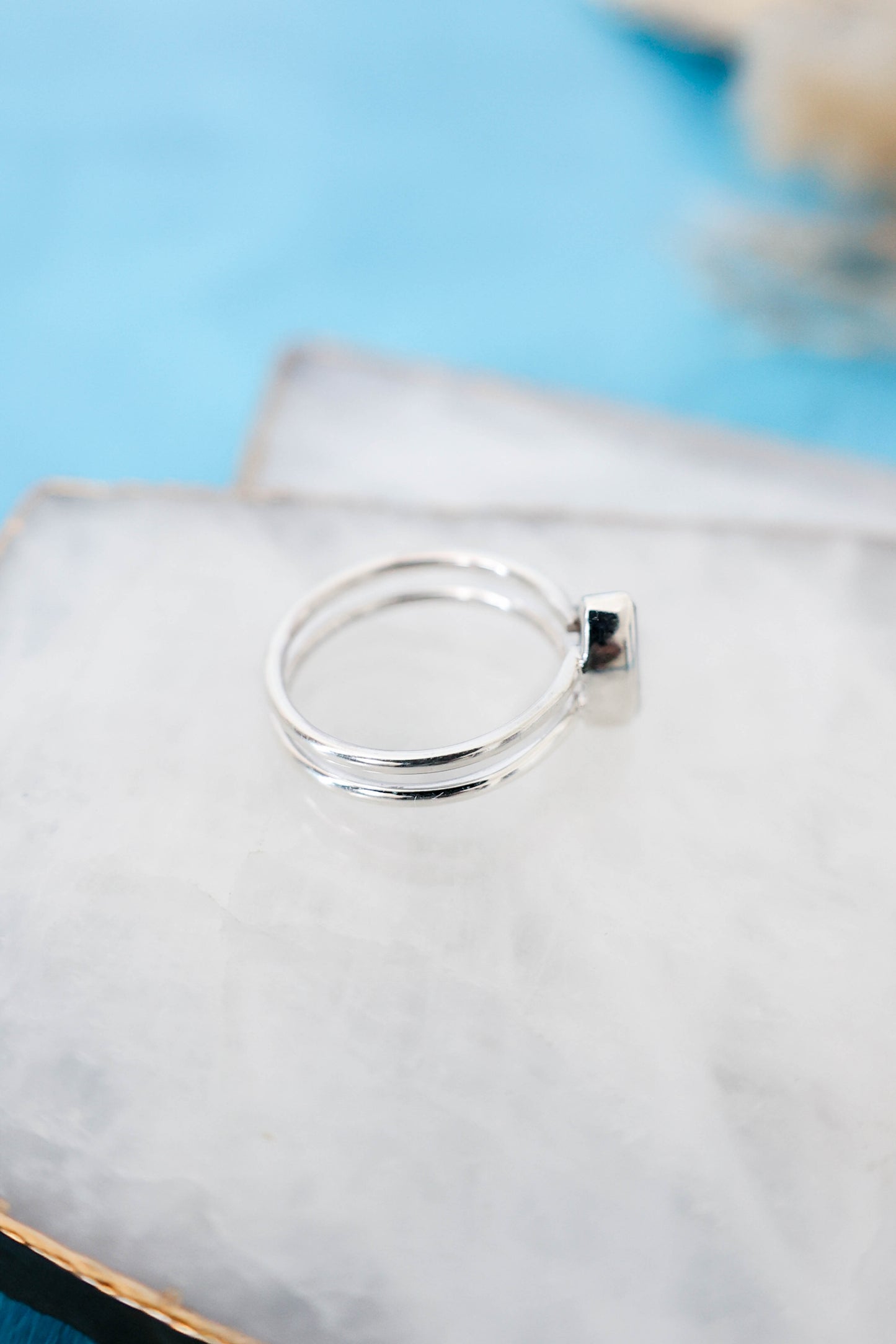 Lucy Ring Moonstone - Silver