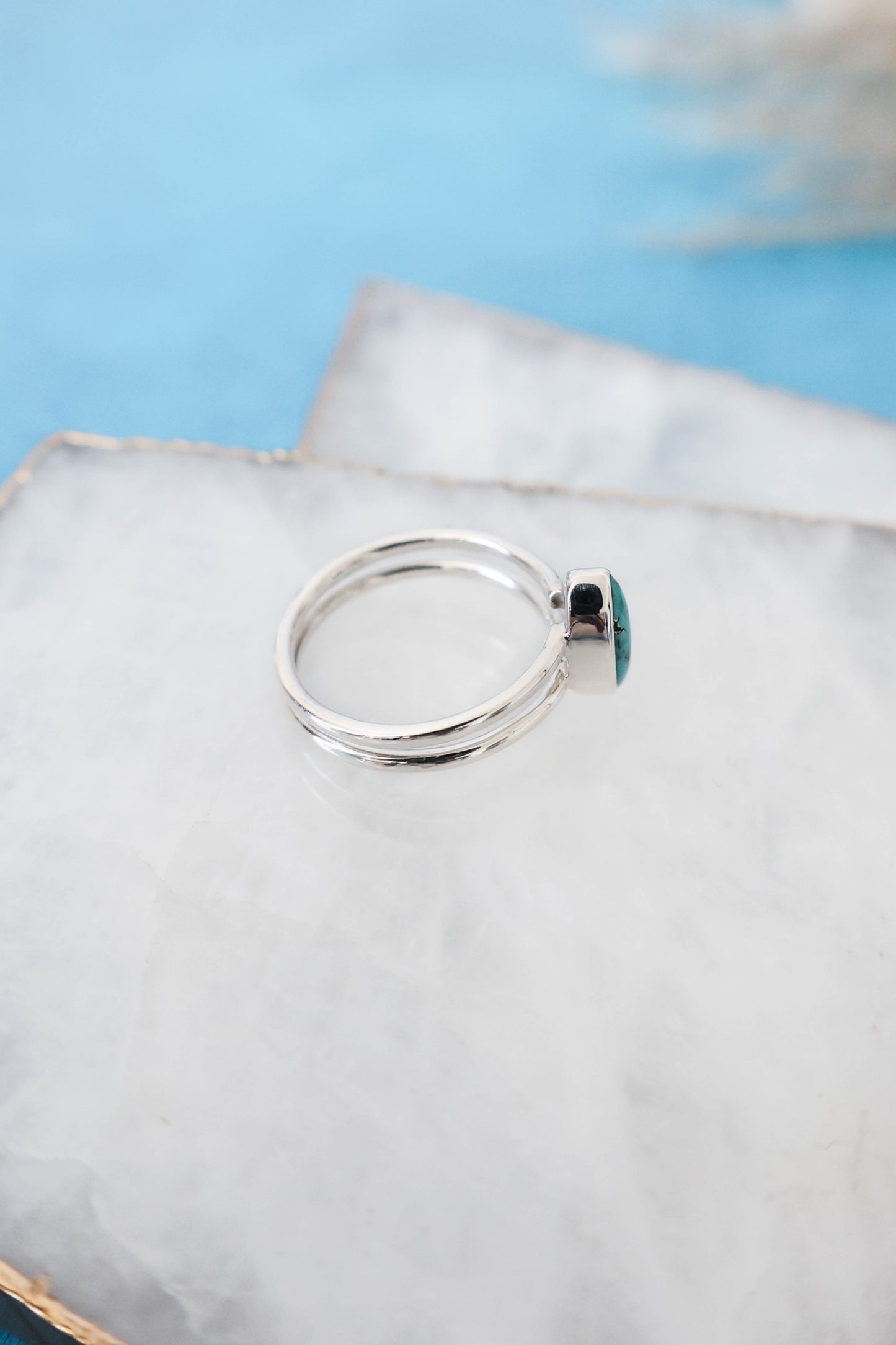 Lucy Ring Turquoise - Silver