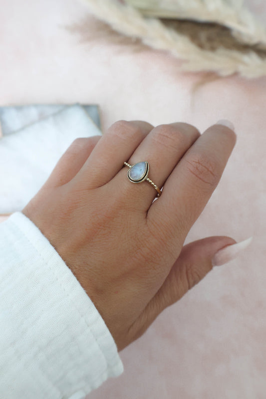 Madalena Ring Moonstone - Gold