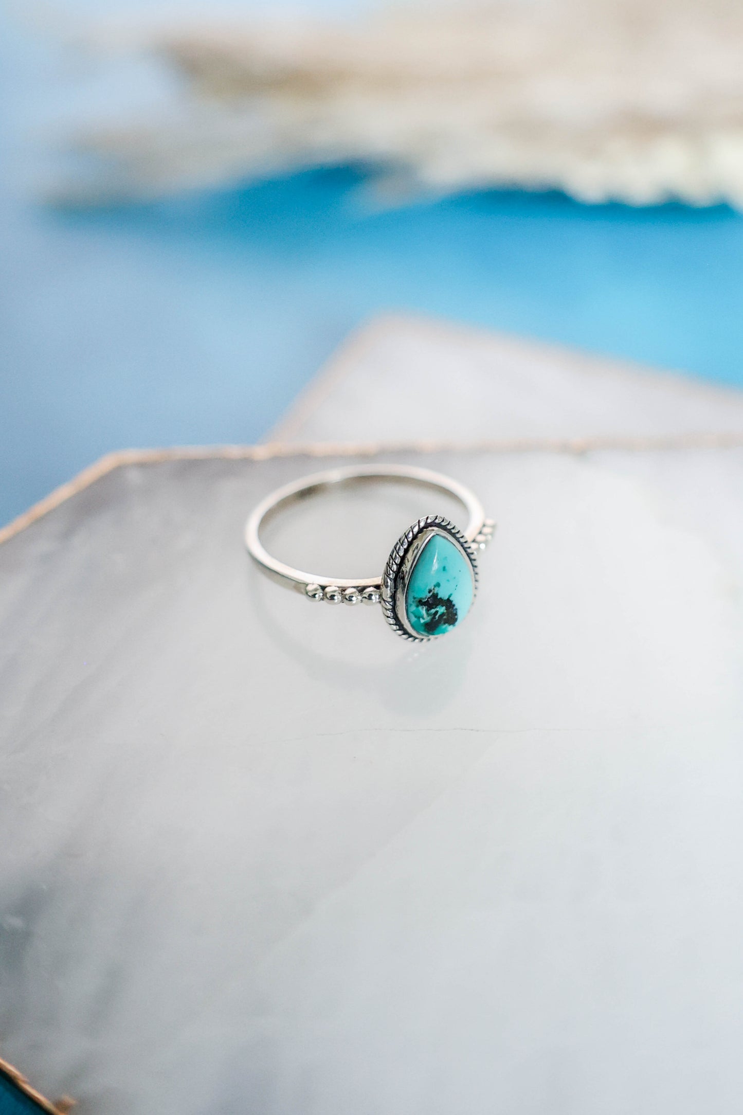 Madalena Ring Turquoise - Silver