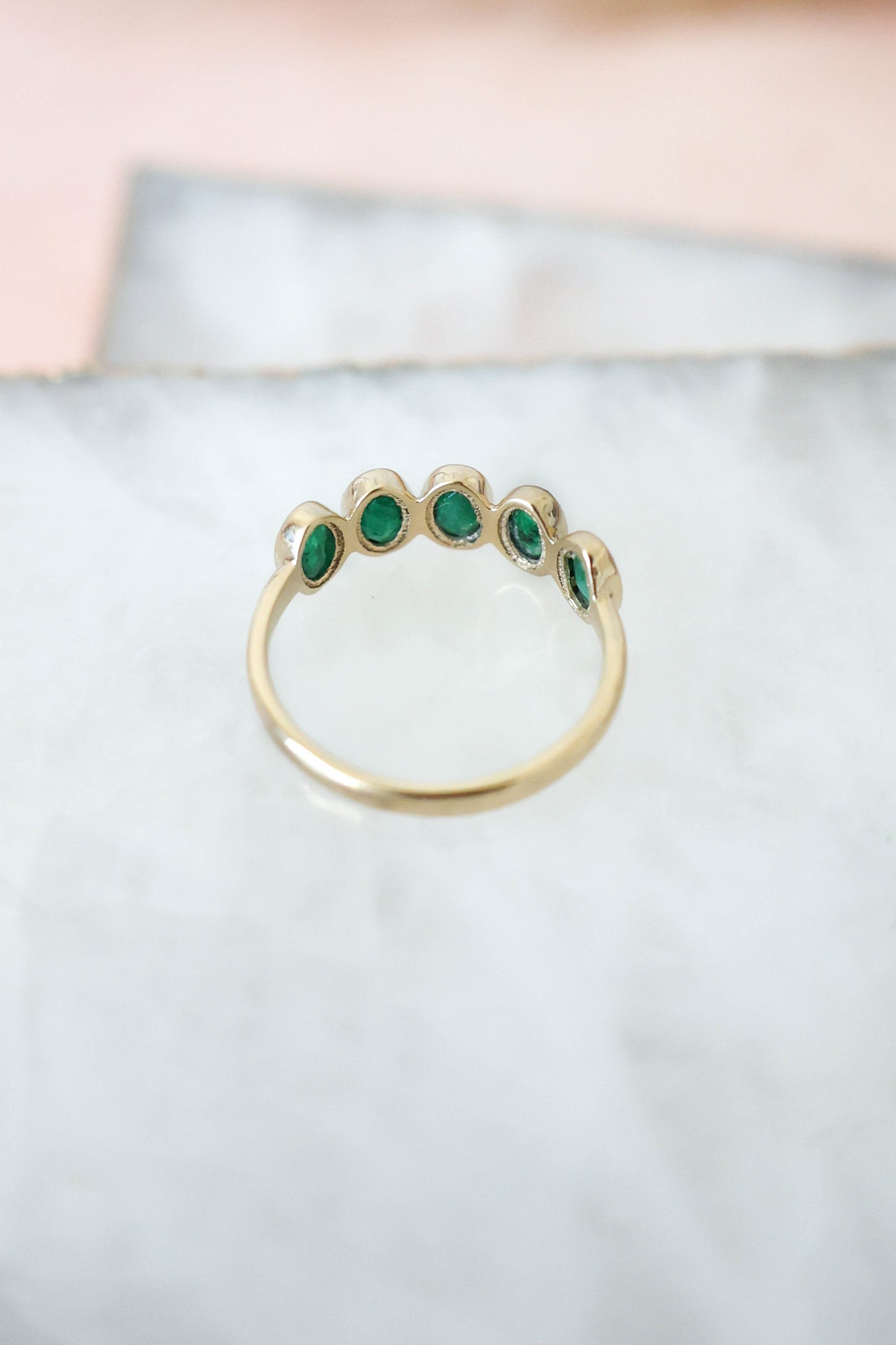 Nova Ring Emerald - Gold