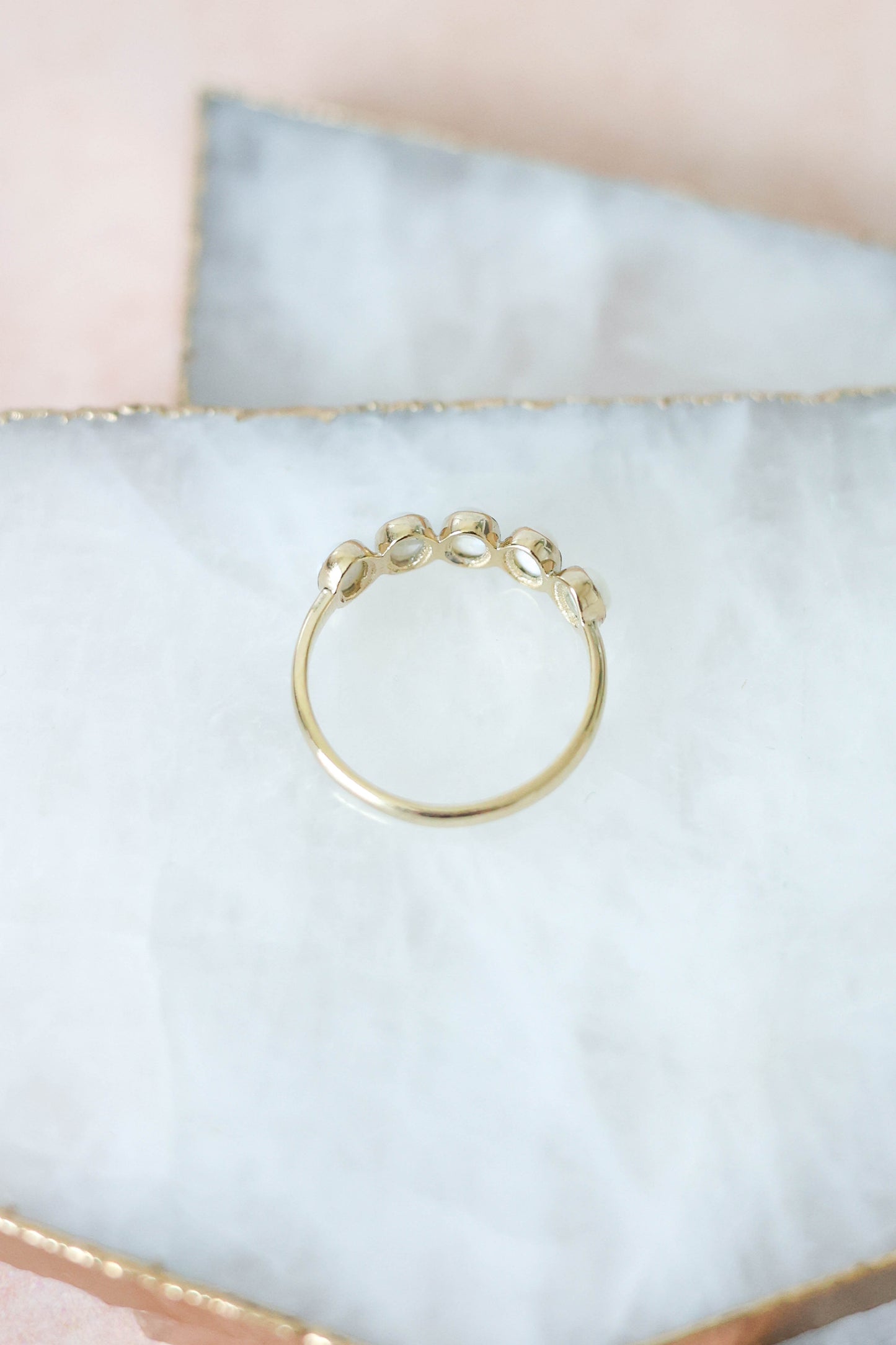 Nova Ring Pearl - Gold