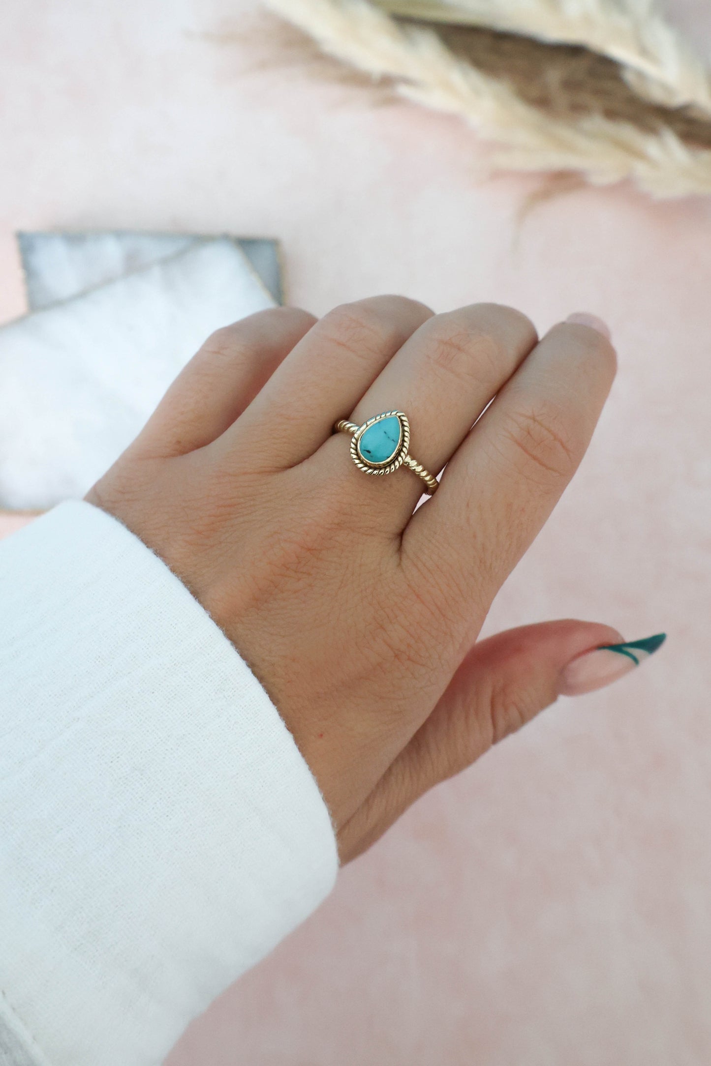Sedona Ring Turquoise - Gold