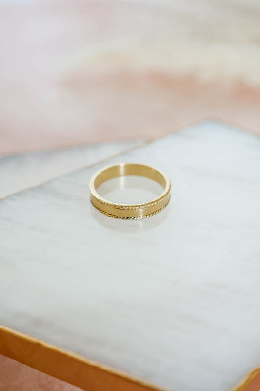 Juno Stacking Ring- Gold