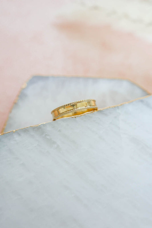 Juno Stacking Ring- Gold