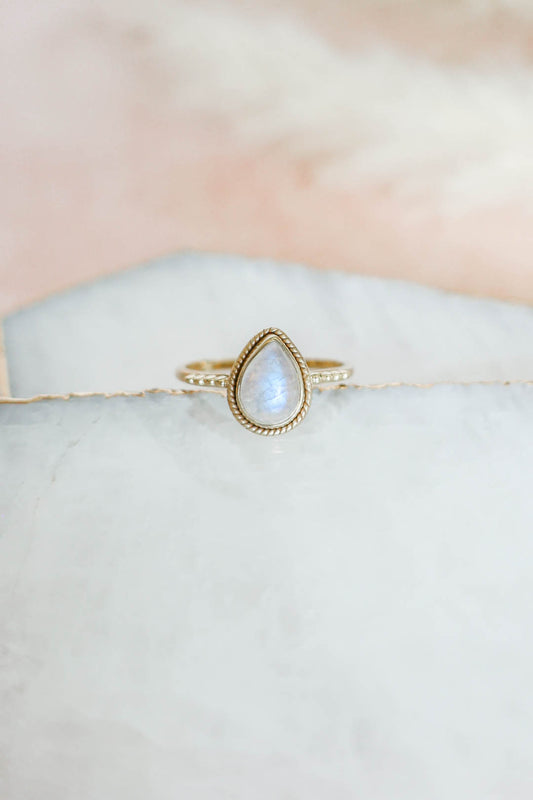 Madalena Ring Moonstone - Gold