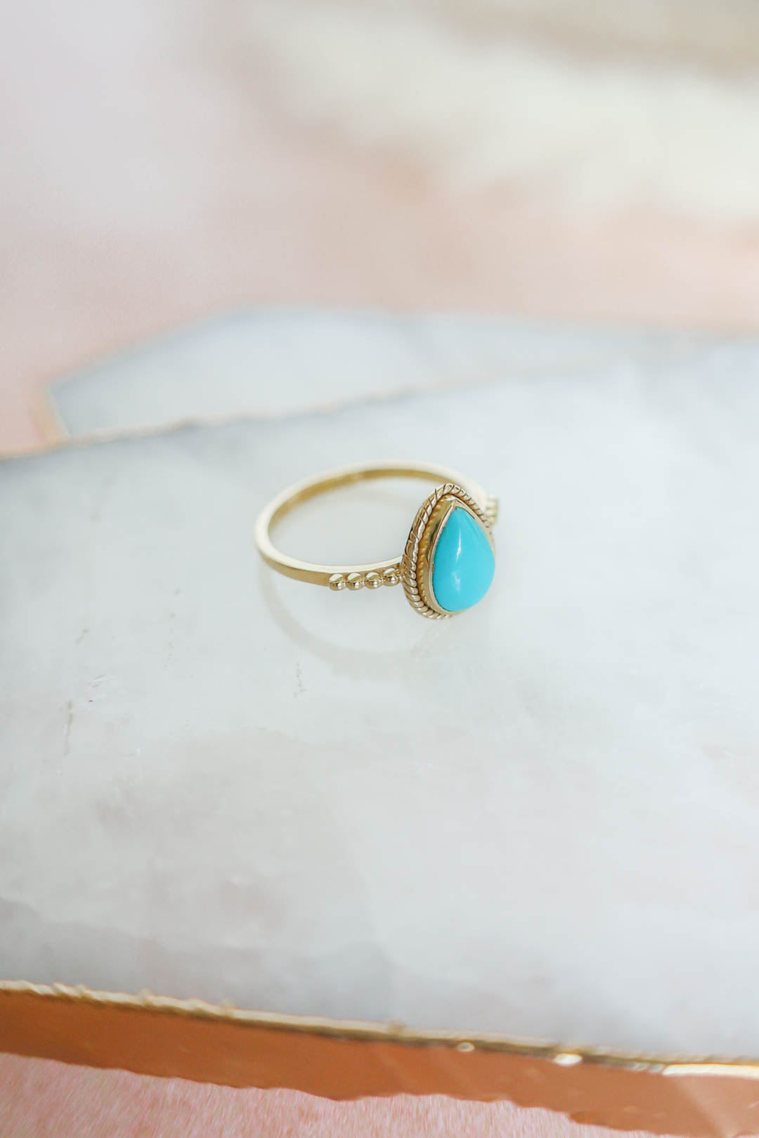 Madalena Ring Turquoise - Gold