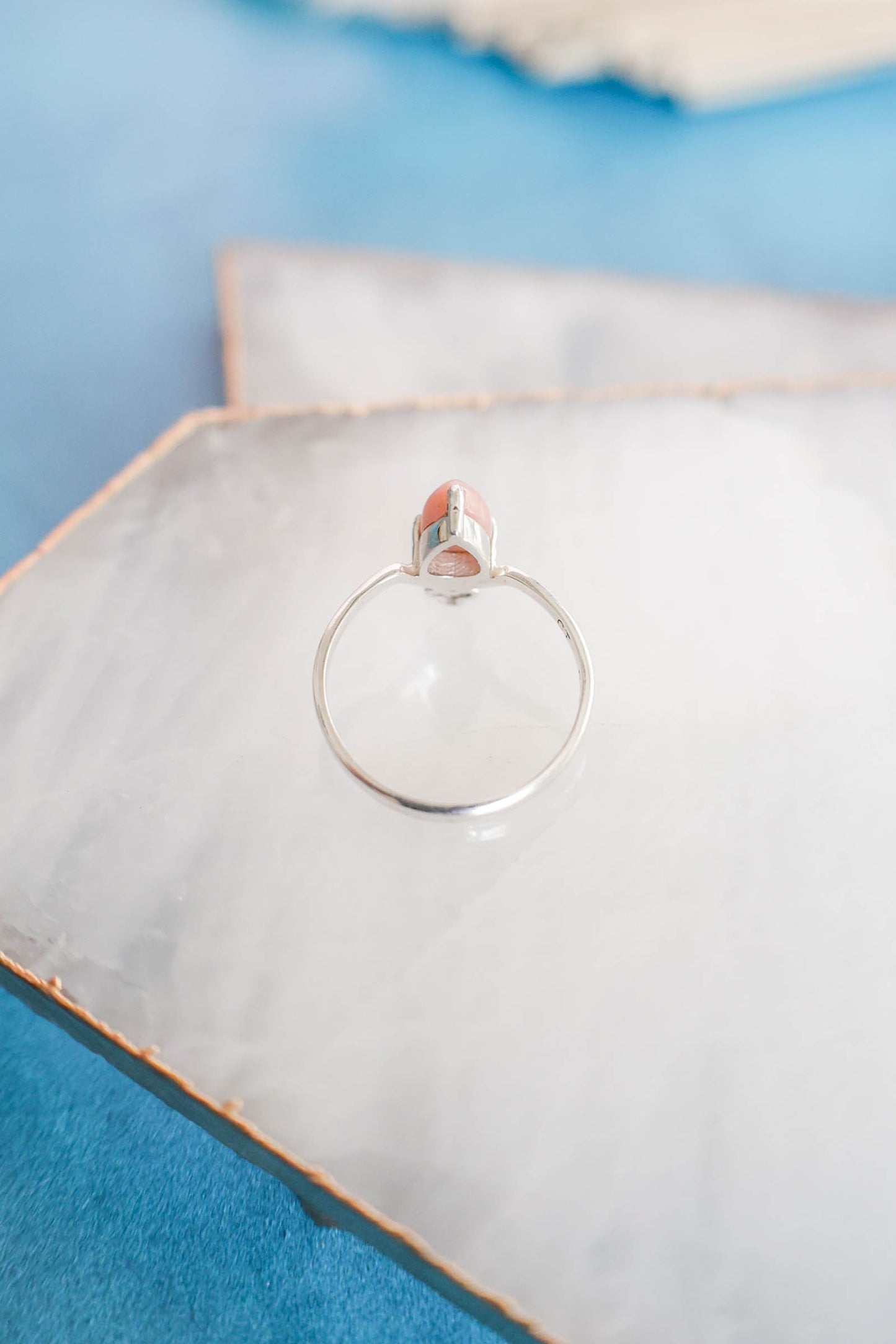 Millie Ring Pink Opal