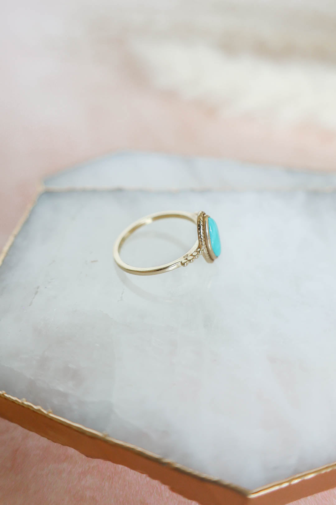 Sanora Ring Turquoise - Gold
