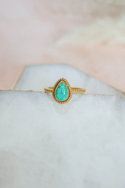 Sedona Ring Turquoise - Gold