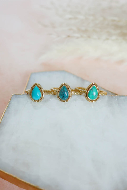 Sedona Ring Turquoise - Gold