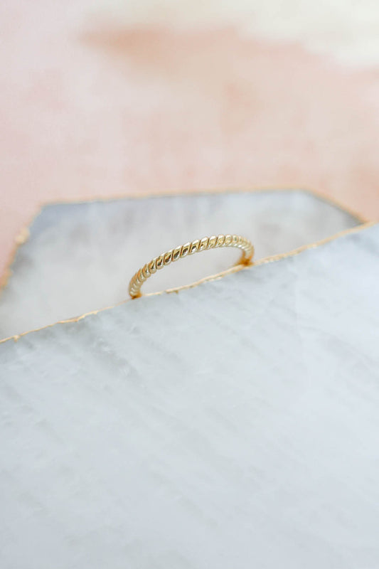 Sorento Stacking Ring - Gold