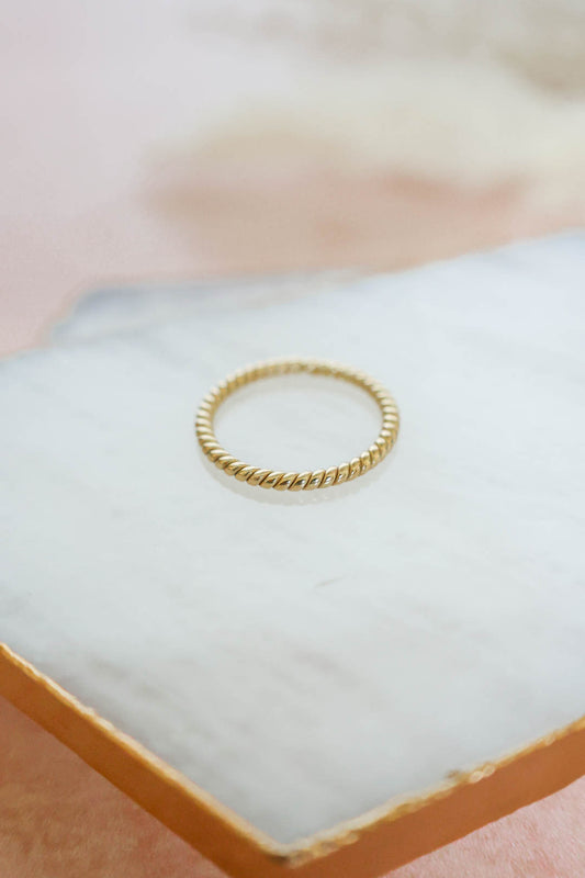 Sorento Stacking Ring - Gold